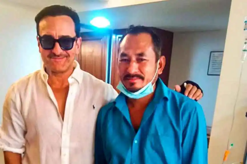 Saif Ali Khan meets auto driver who saved him after attack