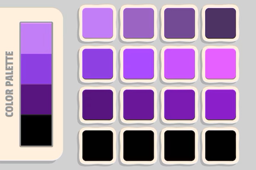 mediumorchid-blueviolet-indigo-black-color-palette-rgb-colors