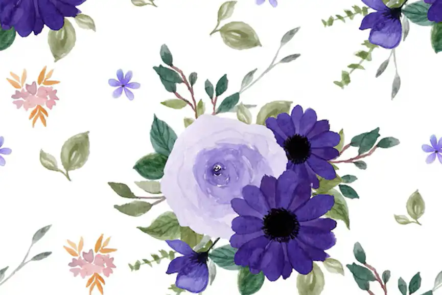 purple-floral-seamless-pattern