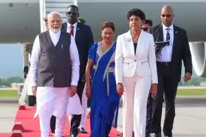 Modi @ Port of Spain, Trinidad & Tobago