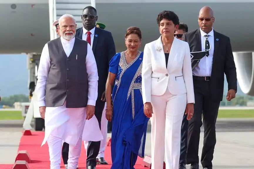 Modi @ Port of Spain, Trinidad & Tobago