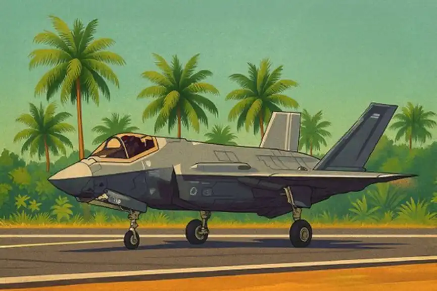 UK F-35 Jet into Kaerala Tourism Campaign