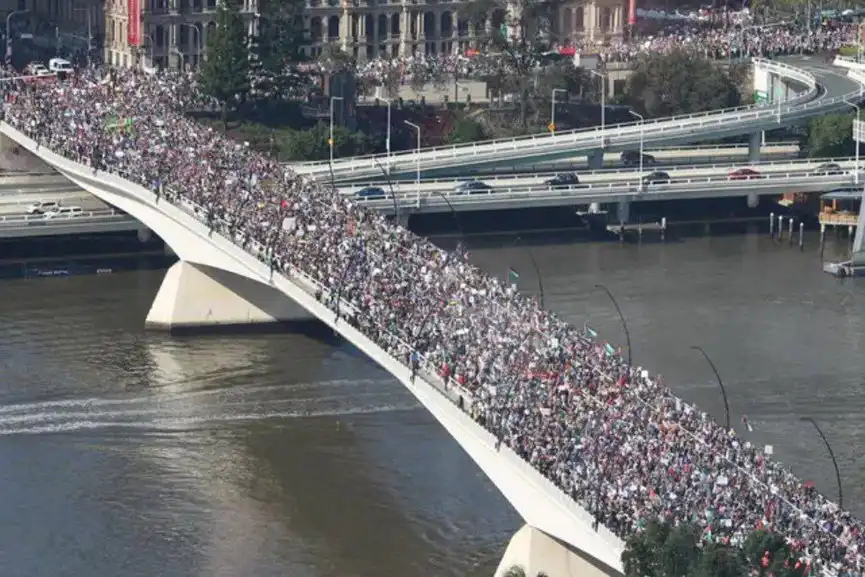 AUSTRALIANS PROTESTS