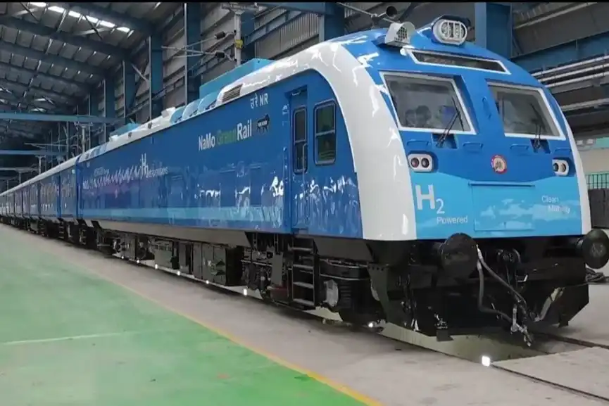India hydrogen train trials