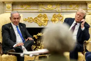 President Donald Trump hosts Prime Minister Benjamin Netanyahu