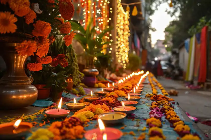 navratri-highly-detailed-candle-decoration