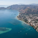 Aerial photo of Dili, Timor-Leste