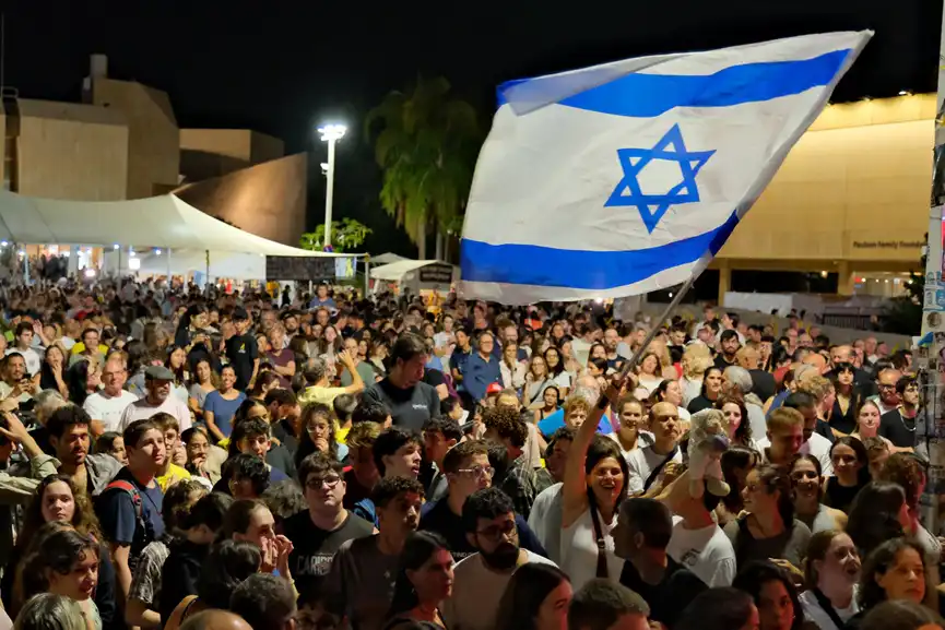 Hostage Square in Tel Aviv
