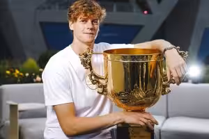 Jannik Sinner lifts his second China Open trophy