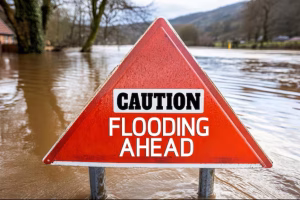 warning-sign-near-flooded-lowlying-road