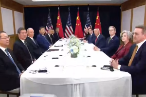 Trump meets with Chinese President Xi Jinping