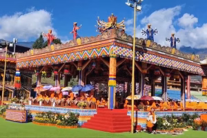 The sacred relics of Lord Buddha, enshrined at the National Museum