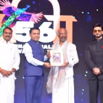 Veteran actor @rajinikanth honoured with Lifetime achievement award