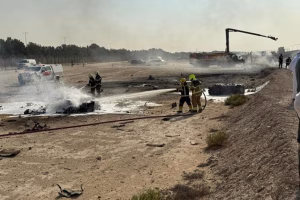 Tejas fighter aircraft crash