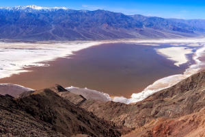 Dantes View looking down at Badwater Basin