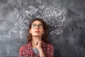 woman-with-glasses-is-looking-drawing-man-with-glasses