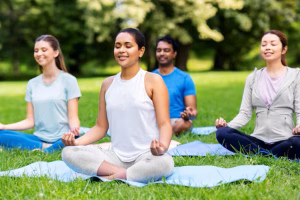 group-happy-people-doing-yoga-summer-park