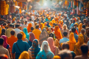 crowded-indian-city