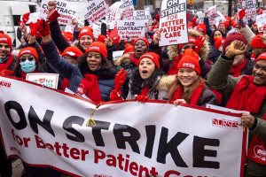 Thousands of Nurses Strike at Major New York City Hospitals